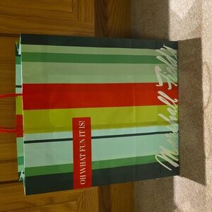 Marshall Field's Vintage & Iconic Holiday Paper Shopping Bag